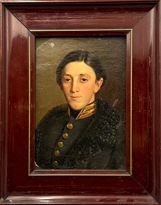 (П) Тютрюмов Никанор Леонтьевич (1821-1877) - Портрет воспитанника императорского Александровского 