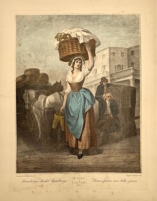 (М) Гравер Франческо Вендрамини (1780-1856) по рисунку Фрэнсиса Уитли (1747-1801) - Клубника, алая 