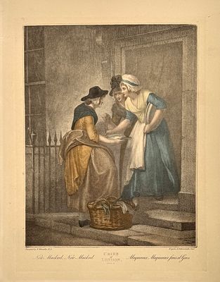 (М) Гравер Николо Скьявонетти (1771-1813) по рисунку Фрэнсиса Уитли (1747-1801) - Свежая макрель. 