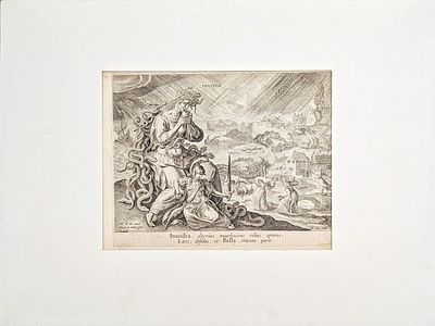 (П) Мартен де Вос (1532 - 1603) - художник; Карел де Маллери (1571-1635) - гравер - Гравюра 