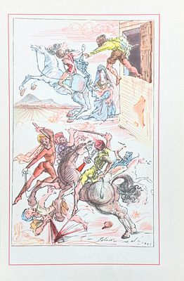 (П) [Книжная иллюстрация] Дали Сальвадор - "That to Study Philosophy is to Learn to Die". 1947 г. Л 