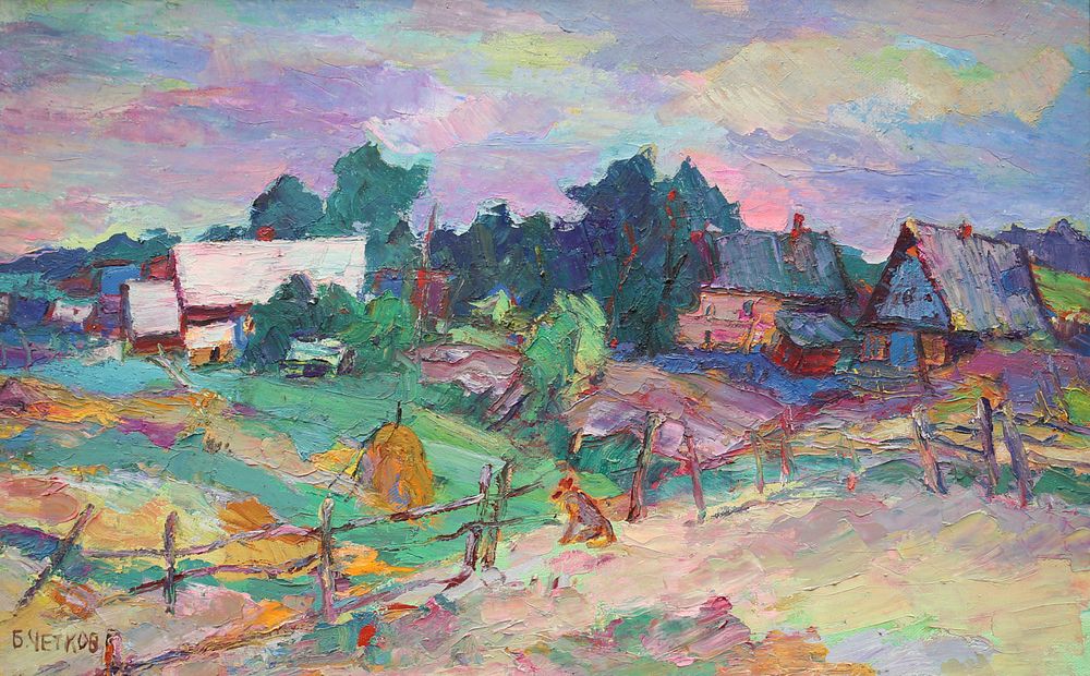 Petersburg artist | Auction 3 | Soviet painting: Golubev, Chetkov, Moskovsky and others