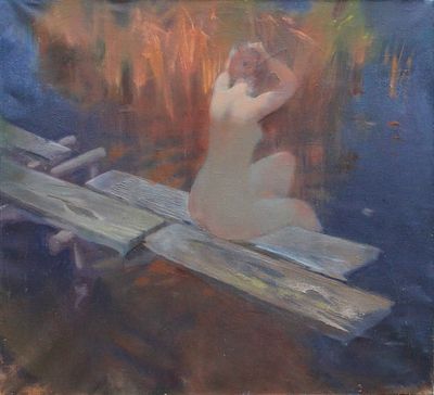 Марушкин Олег - Солнечный луч. б.г., Холст, масло. описание: 
Солнечный луч 
б.г. 
Холст, масло 