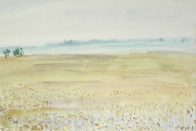 Масленникова Ирина - Гречиха созревает. 1973 г., Бумага, акварель. описание: 
Гречиха созревает 