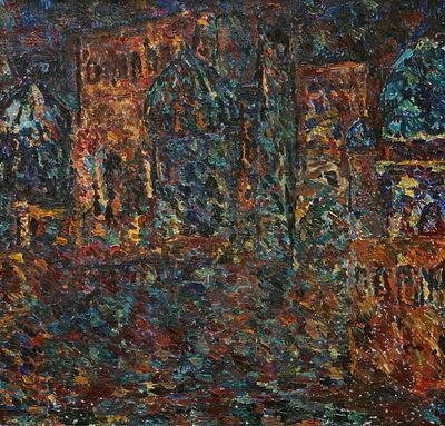 Николай Буранов - Ночь в Бухаре. описание лота: 
Николай Буранов - Ночь в Бухаре 
Холст, масло 