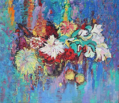 Борис Четков - Натюрморт с белой астрой. описание лота: 
Борис Четков - Натюрморт с белой астрой 