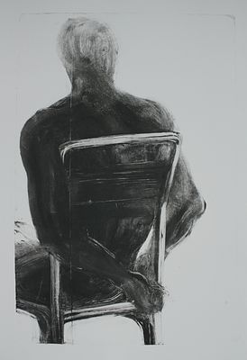 Кристина Валенкова - Сидящий. описание лота: 
Кристина Валенкова - Сидящий 
Бумага, монотипия, 2016 