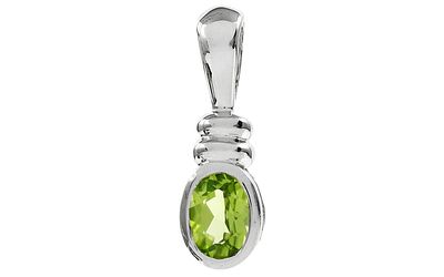 Anh&auml;nger 1,51g 375/- Wei&szlig;gold mit Peridot. Anh&auml;nger 1,51g 375/- Wei&szlig;gold mit Peridot