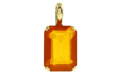 Anh&auml;nger 1,59g 333/- Gelbgold mit Farbstein. Anh&auml;nger 1,59g 333/- Gelbgold mit Farbstein.