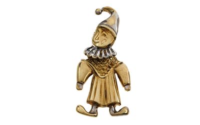 Anh&auml;nger Harlekin 3,50g 333/- Gelbgold. Anh&auml;nger Harlekin 3,50g 333/- Gelbgold