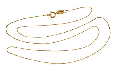 Kette 0,75g 585/- Gelbgold, L&auml;nge ca. 43 cm. Kette 0,75g 585/- Gelbgold, L&auml;nge ca. 43 cm