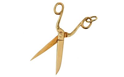 Anh&auml;nger Schere 2,71g 585/- Gelbgold. Anh&auml;nger Schere 2,71g 585/- Gelbgold