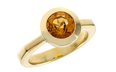 Ring 7,07g 585/- Gelbgold mit Citrin, Ringgr&ouml;&szlig;e ca. 52. Ring 7,07g 585/- Gelbgold mit Citrin 