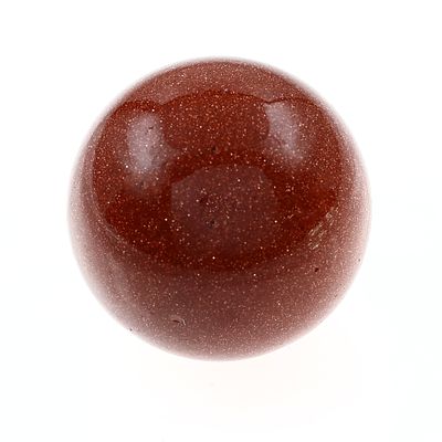 Goldstein Kugel 42,44ct.,Durchmesser 18mm