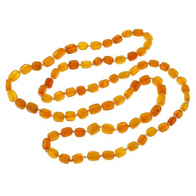 Bernstein Kette 28gr. 81 Stk