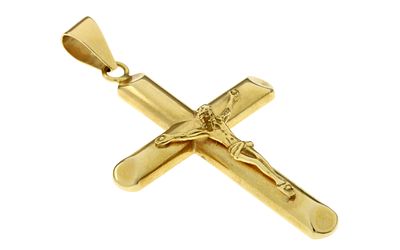 Kreuzanh&auml;nger 5,47g 585/- Gelbgold. Kreuzanh&auml;nger 5,47g 585/- Gelbgold