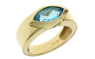Ring 7,28g 585/- Gelbgold mit Topas, Ringgr&ouml;&szlig;e ca. 54. Ring 7,28g 585/- Gelbgold mit Topas 