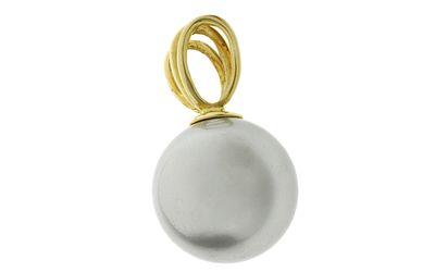 Anhänger 4,89g 585/- Gelbgold mit Tahiti-Zuchtperle. Anhänger 4,89g 585/- Gelbgold mit