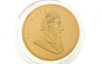 Goldmünze 50 Jahre Krügerrand 1/10 Unze 3,11g 333/- Gelbgold 2017. Goldmünze 50 Jahre