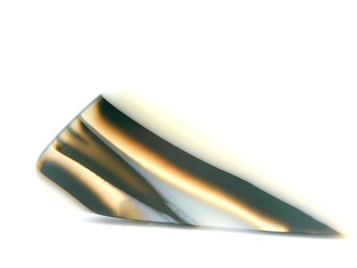 Botswana-Achat 21,21 ct. 45,00 x 22,88 x 2,94 mm