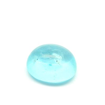 Aquamarin-Cabochon, 9,19 ct. 14,11 x 12,07 x 7,49 mm