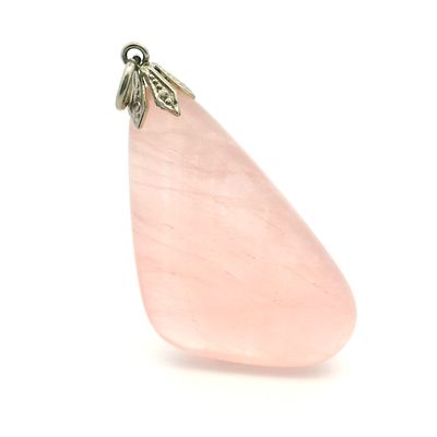 Anhänger mit Rosenquarz 57,84 ct. 49,00 x 24,76 x 7,46 mm
