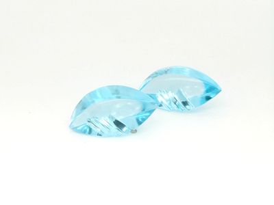 Topas fancy cut Paar 15,37 ct.