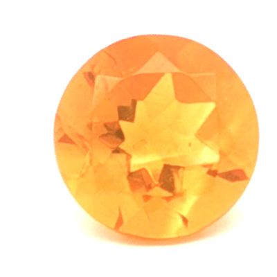 Feueropal zu 1,59 ct., Länge 8,10 mm, Breite 8,10 mm, Höhe 5,84 mm