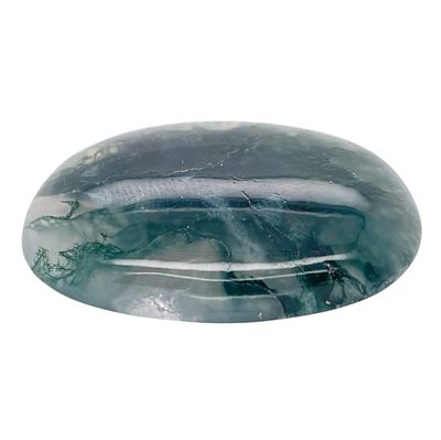 Moosachat zu 40,37 ct. 34,00 x 26,00 x 6,00 mm