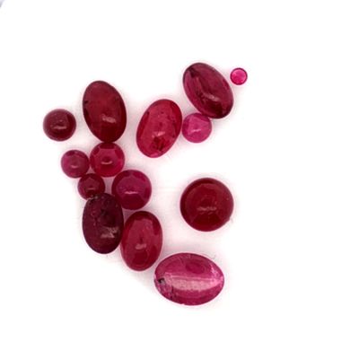 Rubin Konvolut 14 Stk. 6,52 ct.