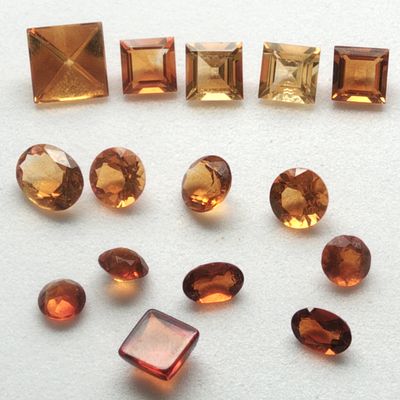 Citrin Konvolut 15 Stk. 11,36 ct.