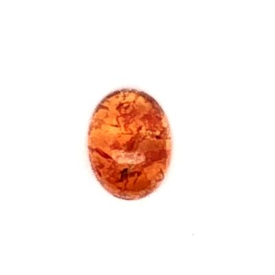 Mandarin Granat zu 2,55 ct., L&auml;nge 8,02 mm, Breite 6,07 mm, H&ouml;he 4,12 mm