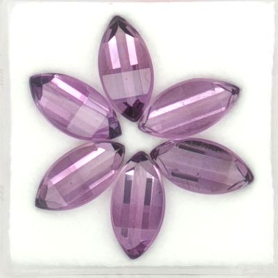 Amethyst Set 6 Stk. 5,42 ct.