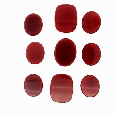 Karneol Konvolut 8 Stk. 56,65 ct.