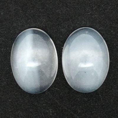 Mondstein Paar 12,37 ct. 14,15 x 10,16 x 6,04 mm