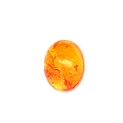 Mandarin Granat Oval zu 3,30 ct., L&auml;nge 9,10 mm, Breite 7,08 mm, H&ouml;he 4,41 mm