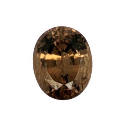 Zirkon Oval zu 8.01 ct.. Laenge 11.96 mm. Breite 9.58 mm. Hoehe 7.14 mm