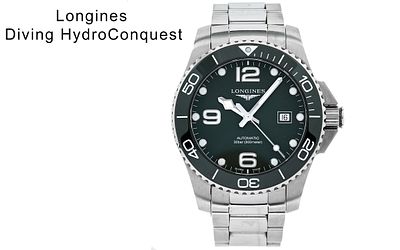Longines Diving HydroConquest Ref. L37824 Automatik Edelstahl, mit Box und mit Rechnung von Chris