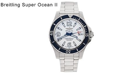 Breitling SuperOcean II Ref. A17366 Automatik Edelstahl, mit Etui und mit Papiere, Kaufjahr 2020