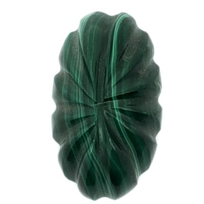 Malachit Gravur 31,02 ct. 25,63 x 15,00 x 7,67 mm