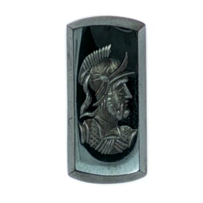 H&auml;matit mit Gravur 10,80 ct. 19,16 x 9,04 x 2,96 mm