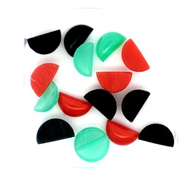 Achat, Onyx und Nephrit Konvolut 5,44 ct.