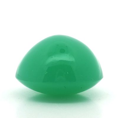 Chrysopras 17,71ct., L&auml;nge 16,18 mm, Breite 16,26 mm, H&ouml;he 11,01 mm