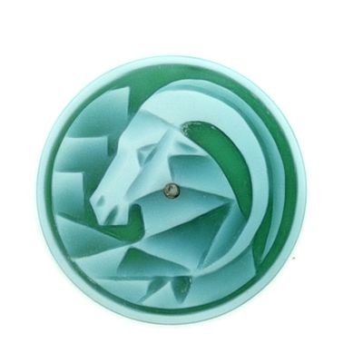 Lagenstein-Kamee Handgravur, L&auml;nge 30,0 mm, H&ouml;he 2,24 mm