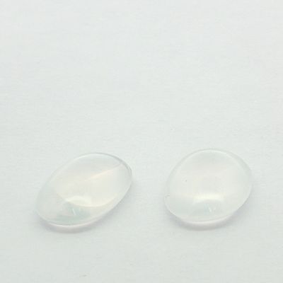 Mondstein 1 Paar 3,41 ct., L&auml;nge 11,13 mm, Breite 7,16 mm, H&ouml;he 3,39 mm