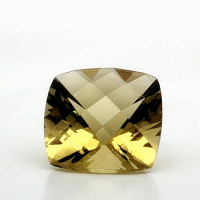 Lemonquarz 10,29 ct., L&auml;nge 14,13 mm, Breite 14,06 mm, H&ouml;he 9,79 mm