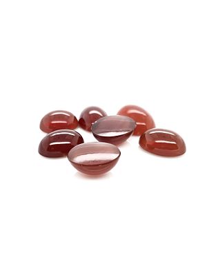Karneol Konvolut 7 Stk. zu 41,38 ct., verschiedene gr&ouml;&szlig;en
