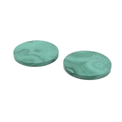 Malachit Paar 73,31 ct. 27,00 x 3,00 mm