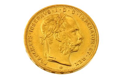 Goldm&uuml;nze 8 Florin 6,45g 900/- Gelbgold 1892. Goldm&uuml;nze 8 Florin 6,45g 900/- Gelbgold 1892