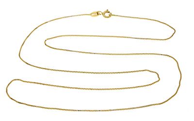 Kette 2,01g 750/- Gelbgold, L&auml;nge ca. 54 cm. Kette 2,01g 750/- Gelbgold, L&auml;nge ca. 54 cm